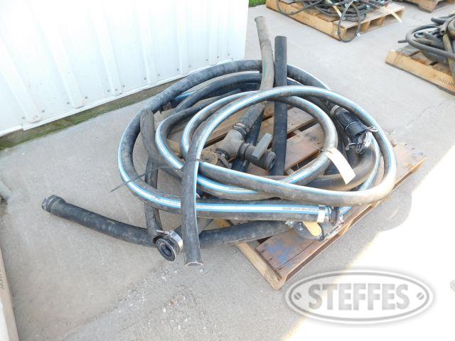 Pallet of Assorted Sprayer Hoses, Valves, Couplers